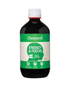 Clements Energy & Focus Tonic Liquid 500Ml