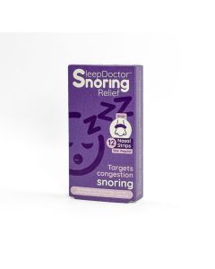 SleepDoctor Snoring Relief Nasal Strips Small 12 Pack