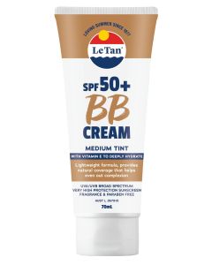 Le Tan SPF 50+ BB Face Tinted Cream Medium 70ml