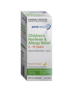 ApoHealth Childrens Hayfever Allergy Relief Syrup 100ml