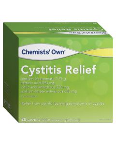 Chemists' Own Cystitis Relief Sachet 4g 28 Pack