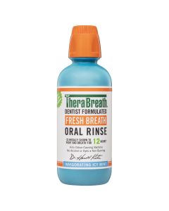 TheraBreath Icy Mint Oral Rinse 473ml