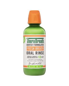 TheraBreath Mild Mint Oral Rinse 473ml