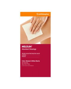 Melolin Low Adherent Dressings 10cm x 10cm - 100 Pack