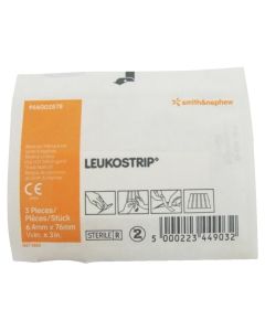 Leukostrip 2952 Wound Closure Strips 6.4mm x76 mm (each)