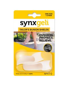 Synxgeli Gel Tailor's Bunion Shields 2 Pack