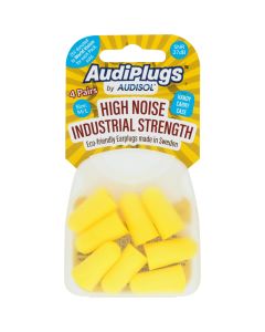 Audiplugs High Noise Industrial Strength Ear Plugs 4 Pairs