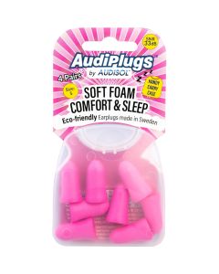 Audiplugs Soft Foam Comfort & Sleep Ear Plugs 4 Pairs