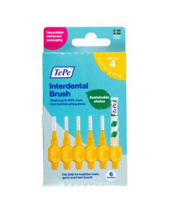 TePe Interdental Brush 0.7Mm Yellow 6Pk