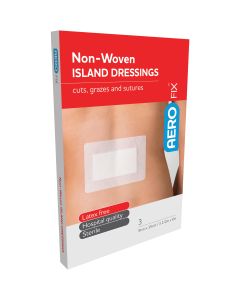 Aerofix Non Woven Island Dress 10X15Cm 3Pk