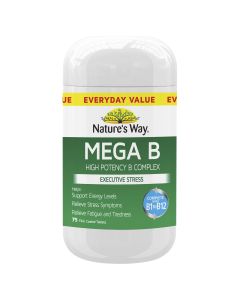 Nature's Way Mega B 75 Tablets