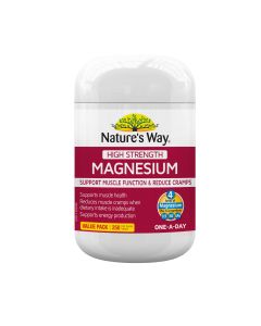 Nature's Way High Strength Magnesium 250 Tablets - One-A-Day