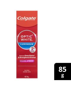 Colgate Optic White Luminous Enamel Strong Teeth Whitening Toothpaste 85g