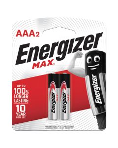 Energizer Max E92 AAA 2 Pack