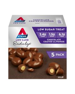 Atkins Endulge Chocolate Coated Almond Bars 5 x 30g