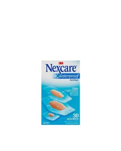 Nexcare Waterproof Strips Assorted 30 Pack