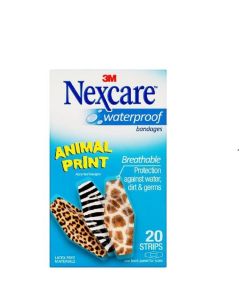 Nexcare Waterproof Animal Strips 20 Pack