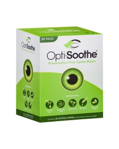 Opti Soothe Preservative Free Eyelid Wipes 30s