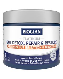 Bioglan Platinum Gut Detox Repair & Restore Oral Powder 150g Tropical Flavour