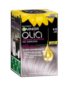 Garnier Olia Permanent Hair Colour 9.11 Silver Smoke