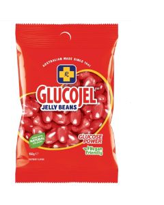 Gold Cross Glucojels Red Jelly Beans 150g