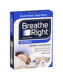 Breathe Right Nasal Strips Tan Large 30pk