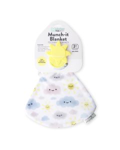 Malarkey Kids Munch-It Teething Blanket 3-12m Sunshine