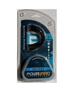 PowrGard Univers Protection for Most Mouth and Sports 8 Years Old to Adult Black