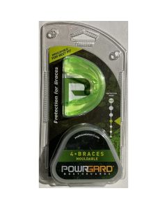 PowrGard 4 Braces Mouldable 12 Years Old to Adult Green