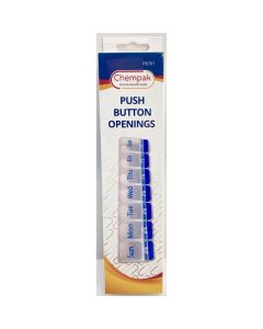 Chempak Push Button Weekly Medication Organiser 2 per Day