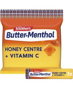 Allens Butter Menthol Honey Centre 10 Lozenges x 3 Multipack