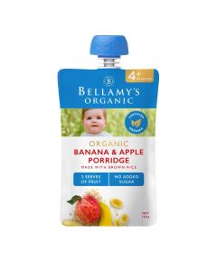 Bellamys Organic Banana Apple Porridge 120G