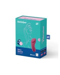 Satisfyer Sexy Secrect Wine Red inc BT and app