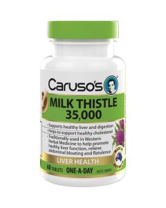 Caruso's Natural Health Milk Thistle 60 Tablets