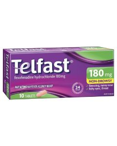 Telfast 180mg 10 Tablets