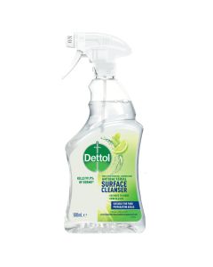 Dettol Multipurpose Antibacterial Disinfectant Surface Cleaning Trigger Spray Lime and Mint 500mL