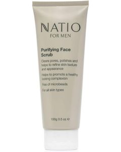 Natio For Men Purifying Face Scrub