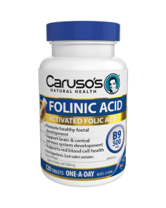 Caruso's Natural Health B9 Folinic Acid 500mg 120 Tablets