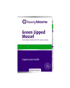 Henry Blooms Green Lipped Mussel 500Mg 60 Capsules