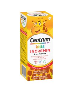 Centrum Kids Incremin Iron Mixture Oral Liquid Cherry 200mL