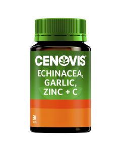 Cenovis Echinacea, Garlic, Zinc & C 60 Tablets 