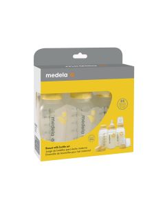 Medela Breastmilk Medium Flow Bottle 250mL with Teat 3 Pack