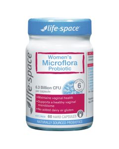 Life-Space Women's Microflora Probiotic 60 Hard Capsules