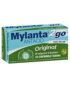 Mylanta2Go Antacid Original 48 Tablets