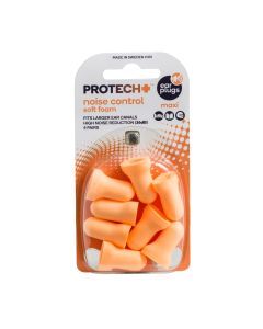 Protech Noise Control Soft Foam Maxi Earplugs 4 Pairs