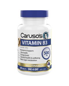 Caruso's Natural Health Vitamin B3 500mg 60 Tablets