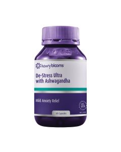 Henry Blooms De Stress Ultra With Ashwgandha 60 Vegetarian Capsules