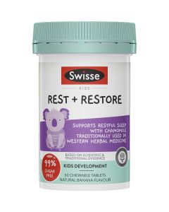 Swisse Kids Rest + Restore 60 Tablets