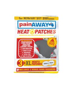 Pain Away Heat Patches XL 3 Pack