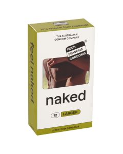 Four Seasons Naked Larger Condoms 12 Pack